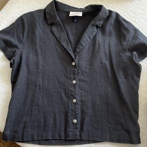 Black Universal Thread Button Down